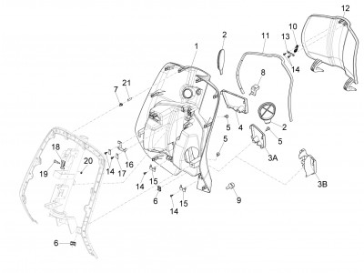 Ντουλαπάκι εμπρός - Προέκταση μάσκας